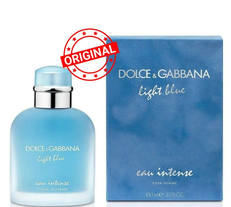 Light Blue Intense Dolce & Gabbana Pour Homme?ORIGINAL 3.3 oz/100ml Perfume EDP