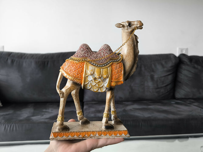 Camel 10.23" Animal Model Statue Figurine Decor Gifts Statue Sculpture Crafts