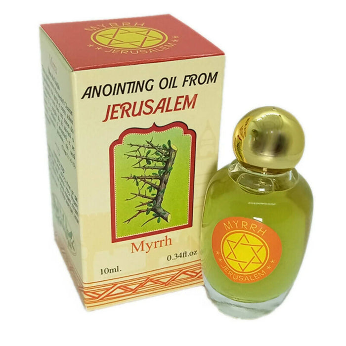 Lot Of 8 x Oil Anointing Myrrh Holy Frankincense Land Oz Jerusalem And Spikenard