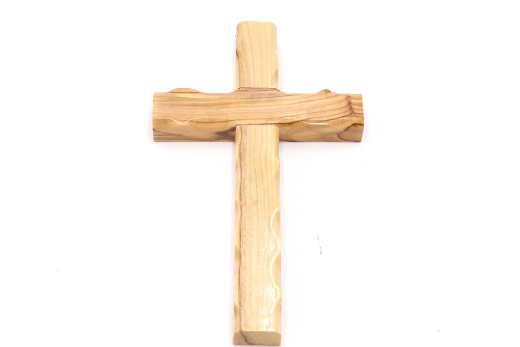 Olive Wood Wall Cross Hand Made 6.1 inch Jerusalem Blessed Home Holy Land Hanging
