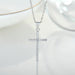 Silver Cross & Necklace