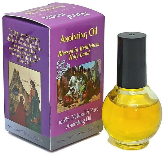 4 PCS Pure Anointing Oil Blessed Bethlehem Holy Land 100% Natural Sweet Nard