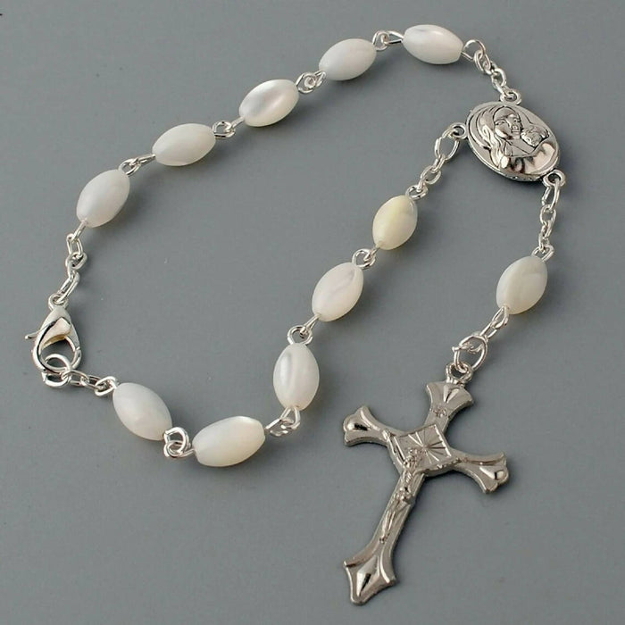 Rearview Mirror Rosary with Jerusalem Pearl Beads — Orthodox Depot