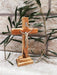 Olive Wood Crucifix Cross Stand
