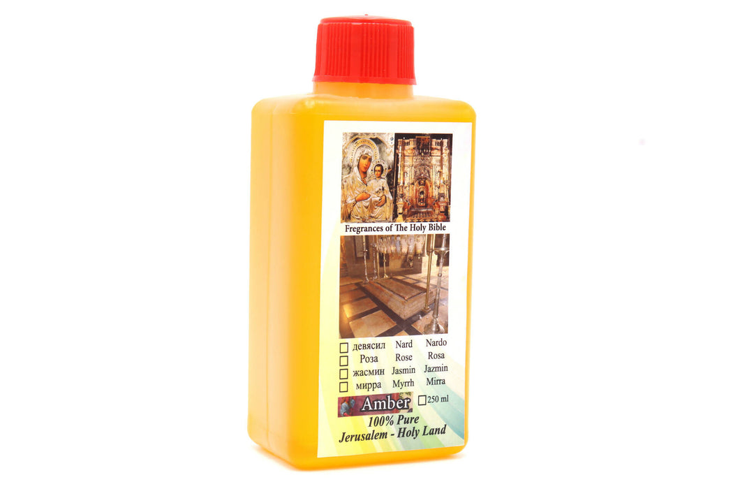 Pure Amber Anointing Oil 300 ml Holy Land Jerusalem Original Blessed Fragrance