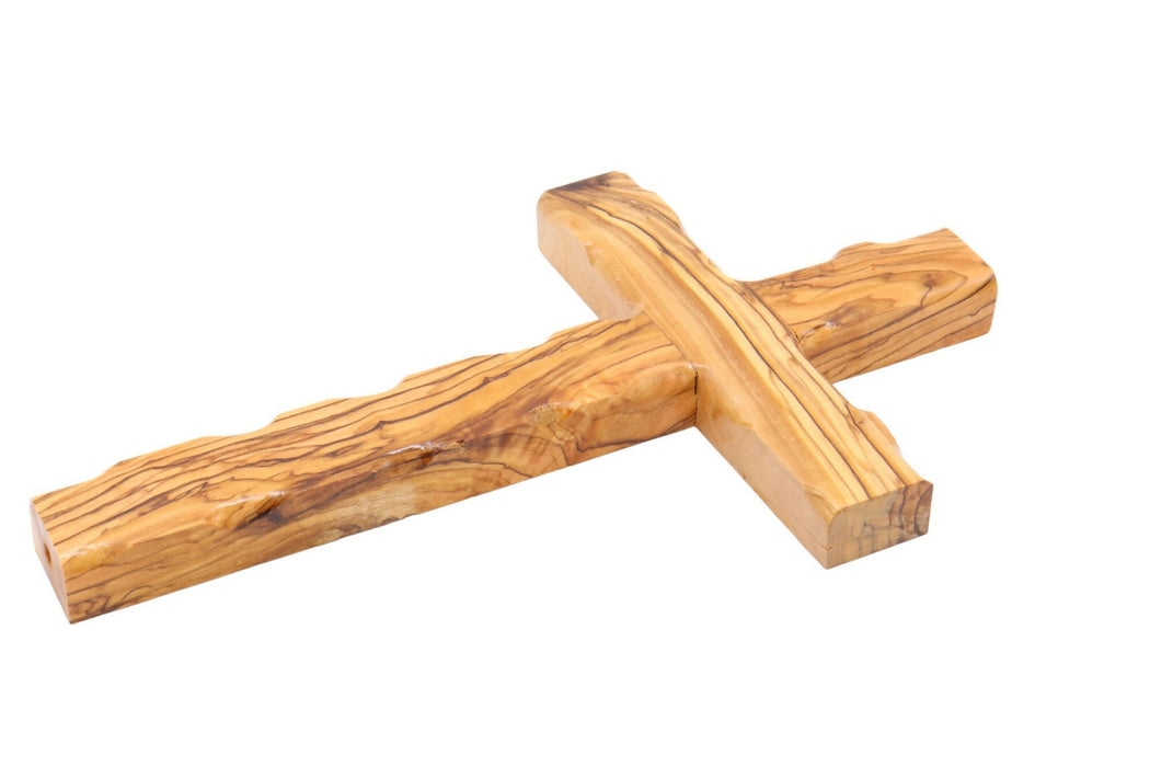 Wall Cross 10" Jerusalem Olive Wood Blessed Home Hanging Holy Land Holy Land