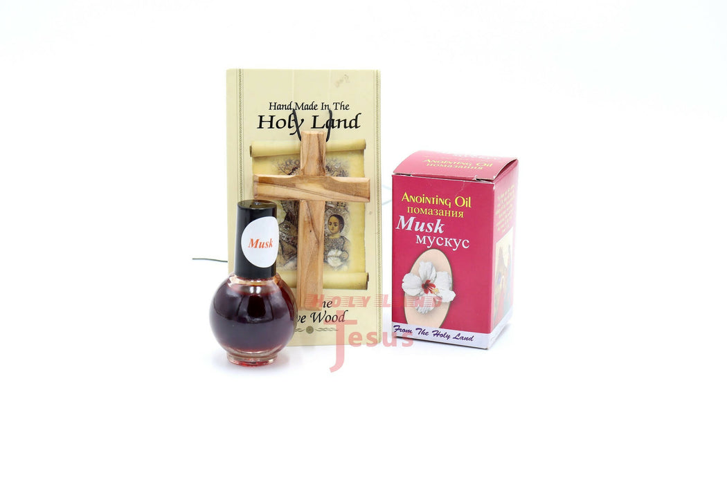 Anointing oil MUSK With Necklace Cross