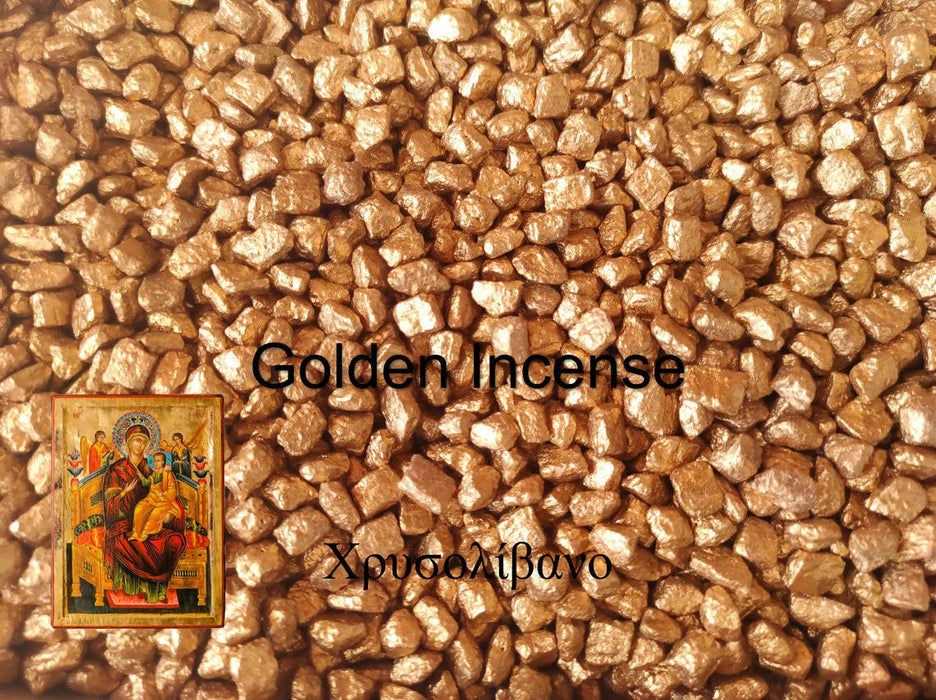 Incense Premium Quality Athos Orthodox Gold Golden Greek Church Collection Mount Scent 80 gr - 2.82oz Unique Frangrance