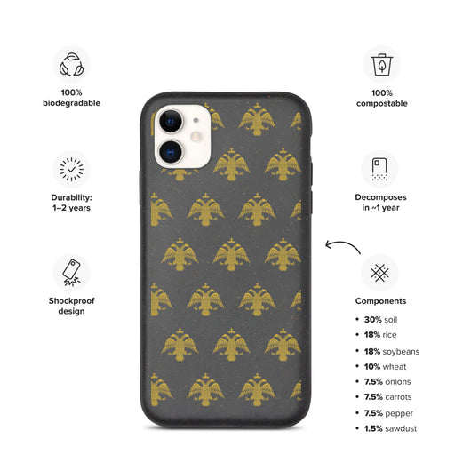 Byzantine Eagle Biodegradable iPhone Case