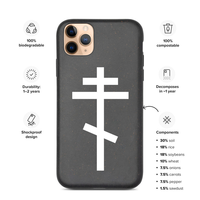 Russian Cross Biodegradable iPhone Case