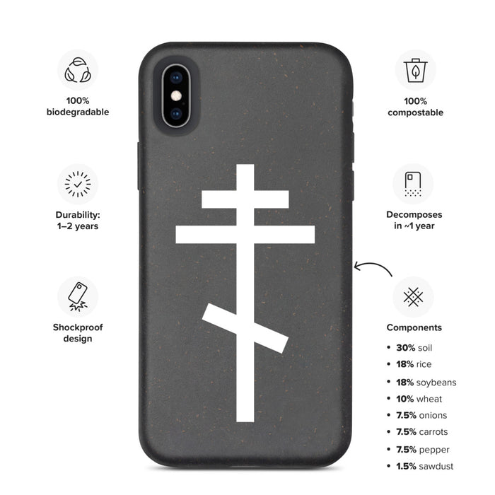 Russian Cross Biodegradable iPhone Case