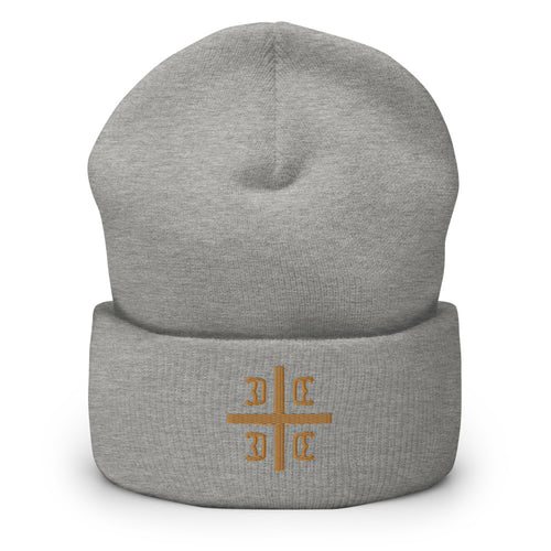 Serbian Cross Cuffed Beanie