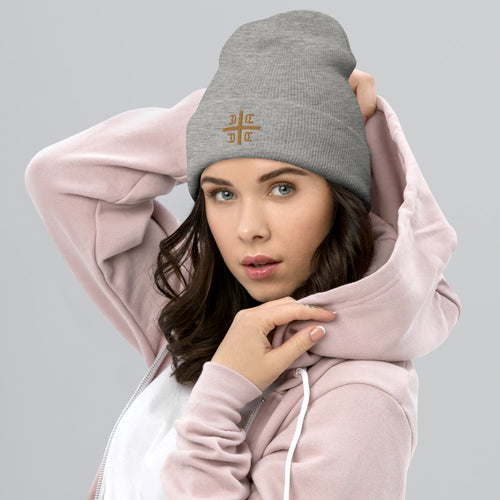 Serbian Cross Cuffed Beanie