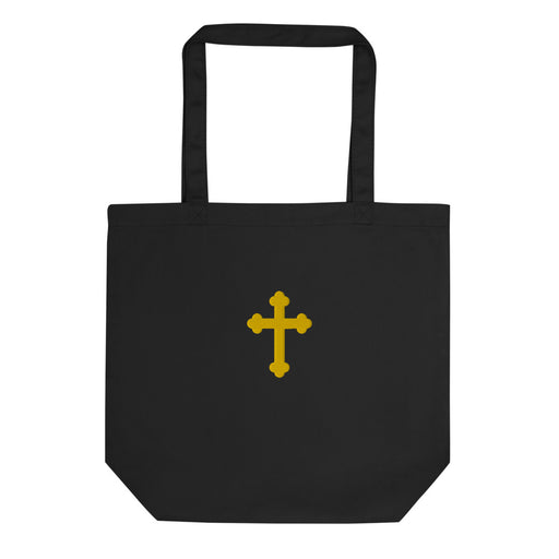 Cross Embroidered Eco Tote Bag