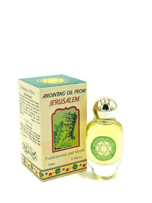 3 PCS Oil Frankincense and Myrrh Anointing Oil From Holy Land Jerusalem Blessed
