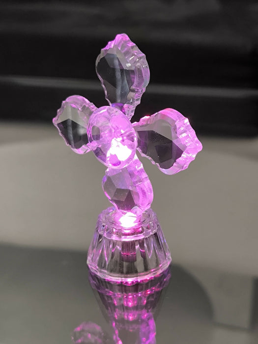 Hidden lighting crystal Jerusalem cross religious crosses glass crystal Home Religion Blessed Gift