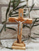 Olive Wood Crucifix Cross Stand