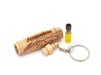 Blessed Holy Anointing Olive Oil With Olive Wood Keychain