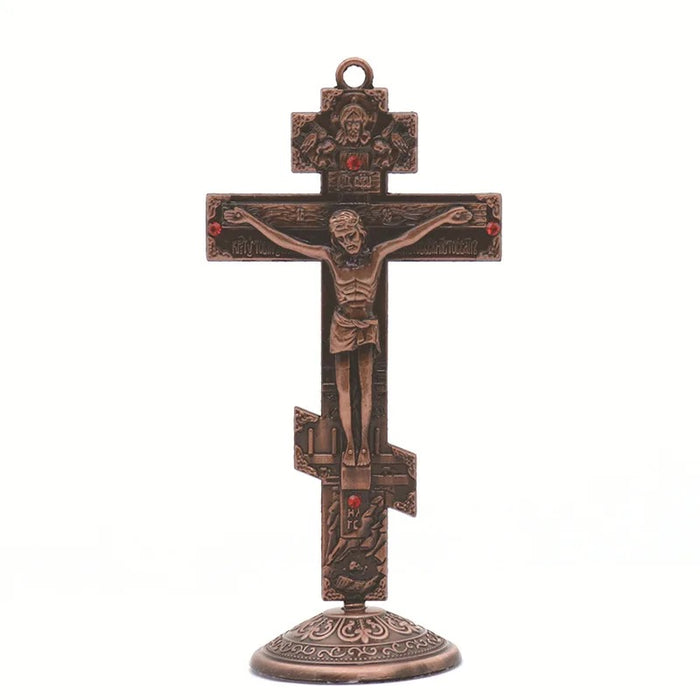 Orthodox Cross with Adhesive Stand