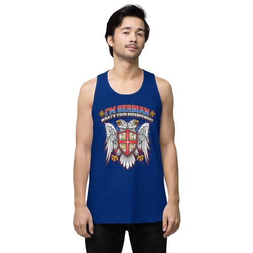 blue Orthodox Tank Top