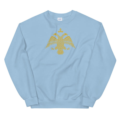 Gold Byzantine Eagle Unisex Sweatshirt