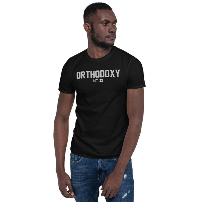 Orthodoxy Est 33 Unisex T-Shirt