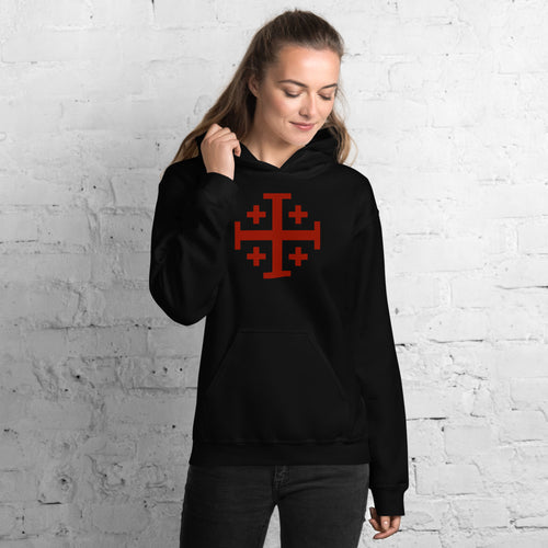 Jerusalem Cross Unisex Hoodie