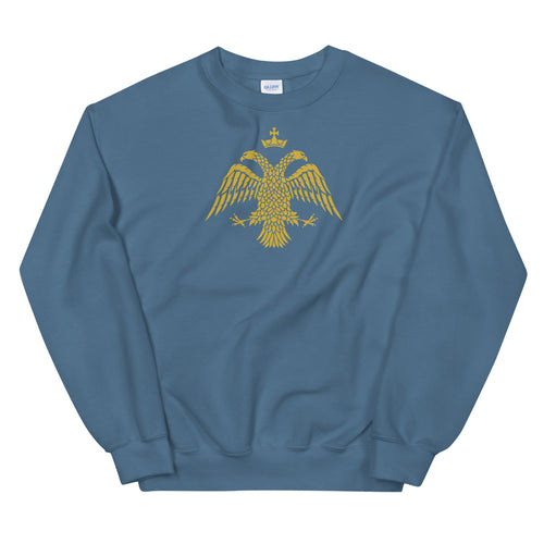 Gold Byzantine Eagle Unisex Sweatshirt