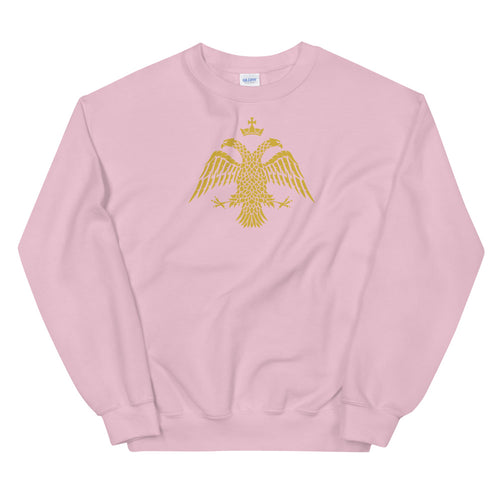 Gold Byzantine Eagle Unisex Sweatshirt