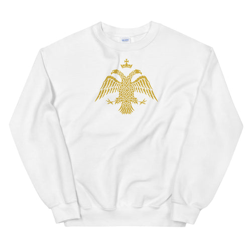 Gold Byzantine Eagle Unisex Sweatshirt