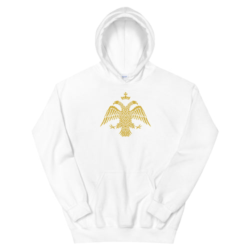 Gold Byzantine Eagle Unisex Hoodie