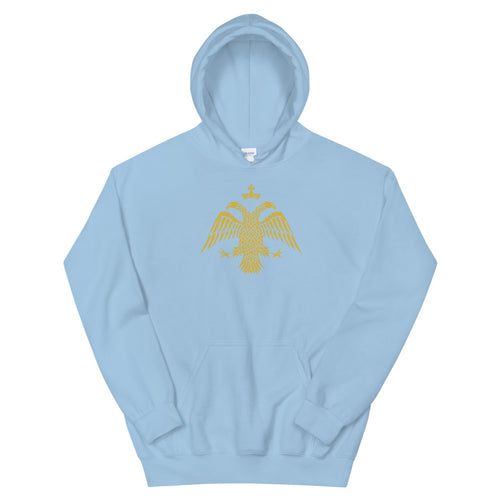 Gold Byzantine Eagle Unisex Hoodie