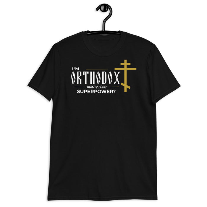 black orthodox t shirt
