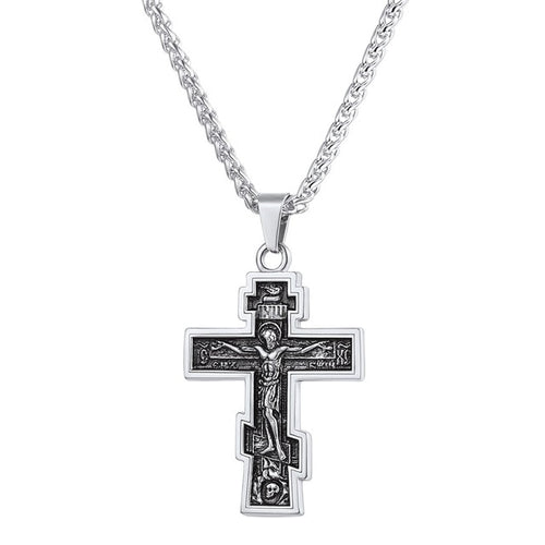 stainless steel cross, cross necklace stainless steel, stainless steel cross pendant, steel cross