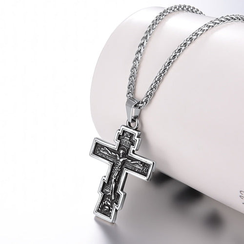 stainless steel cross, cross necklace stainless steel, stainless steel cross pendant, steel cross