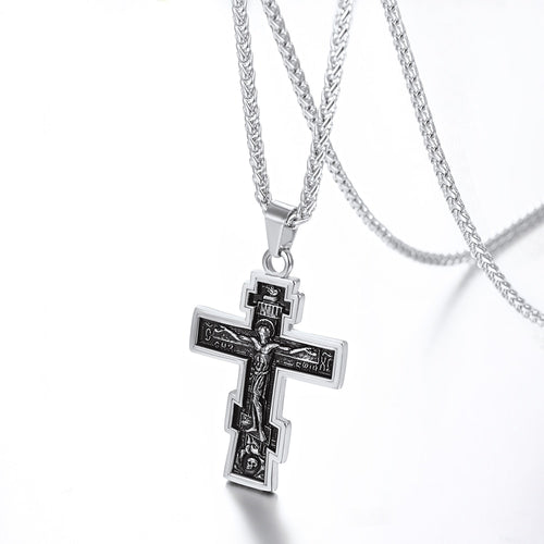 stainless steel cross, cross necklace stainless steel, stainless steel cross pendant, steel cross