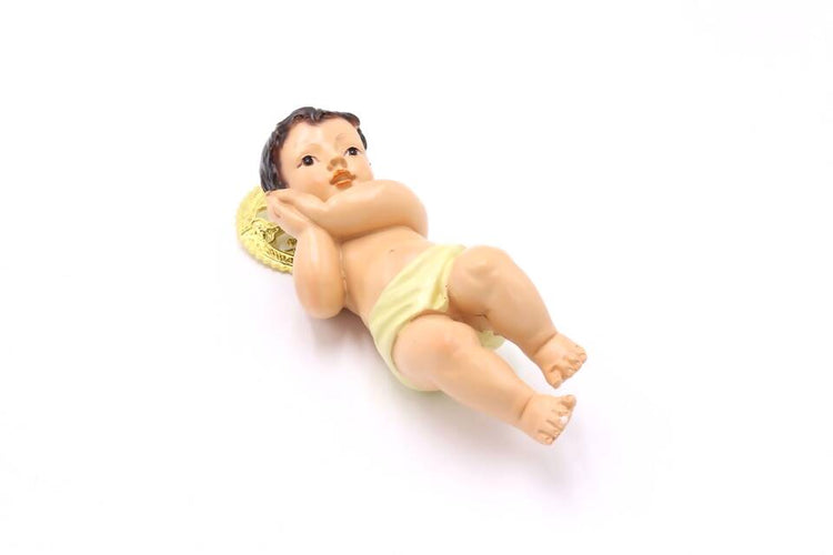 7.48" Jesus Baby Figure Christmas Statue Holy Land Nativity Collectible Faith