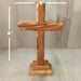 wood cross with stand, cross from jerusalem