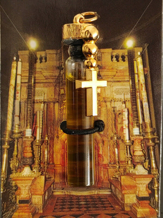 4 PCS Blessed Olive Oil frankincense Holy Sepulchre 2ml Church Jerusalem Icon Gift