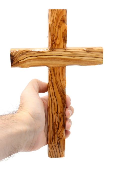 Wall Cross 10" Jerusalem Olive Wood Blessed Home Hanging Holy Land Holy Land
