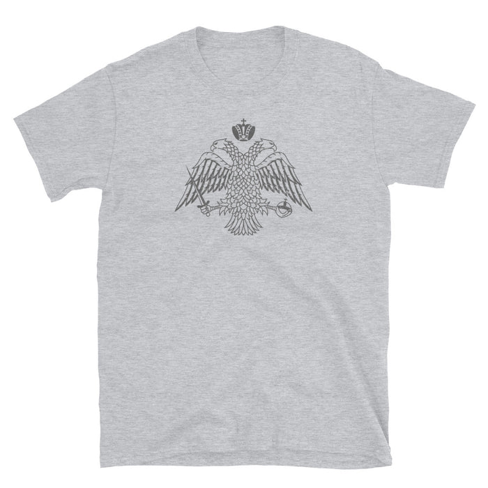 Vintage Gray Byzantine Eagle Unisex T-Shirt