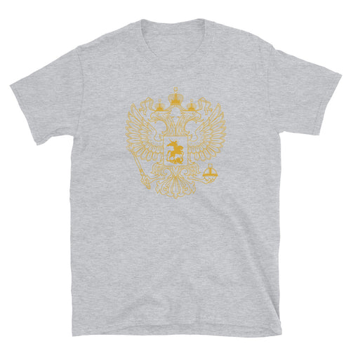 Gold Russian Eagle Unisex T-Shirt