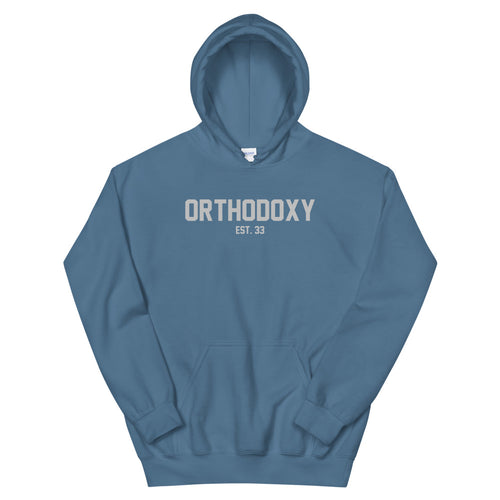 Orthodoxy Est. 33 Unisex Hoodie