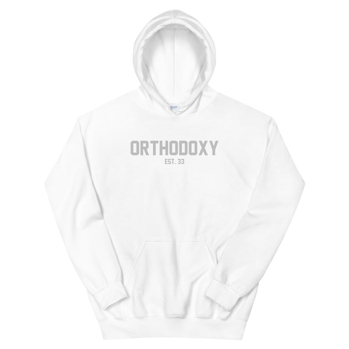 Orthodoxy Est. 33 Unisex Hoodie