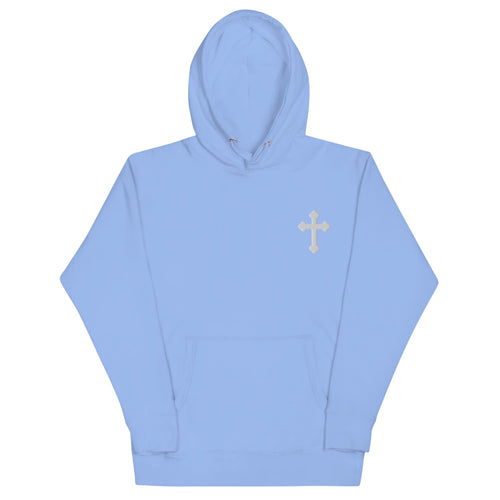 Premium Embroidered Cross Unisex Hoodie 