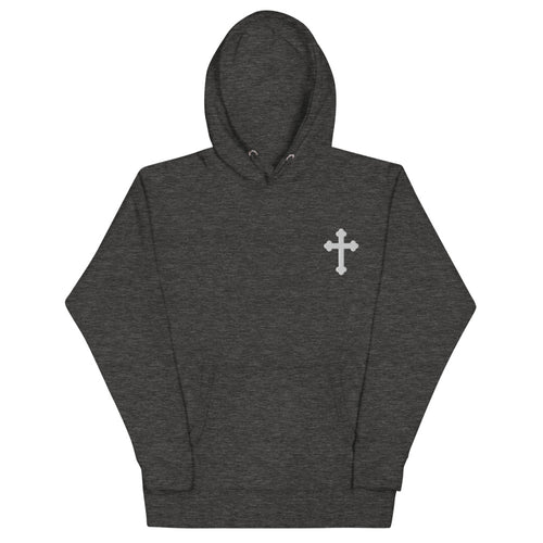 Premium Embroidered Cross Unisex Hoodie 