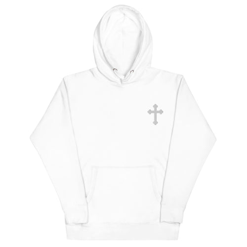 Premium Embroidered Cross Unisex Hoodie 