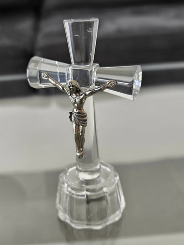 Crucifix Hidden lighting crystal Jerusalem cross religious crosses glass crystal Home Religion Blessed Gift