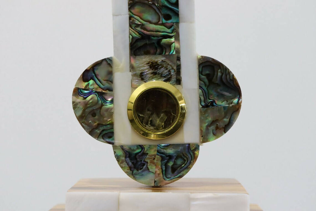 Large Standing Mother of Pearl Cross