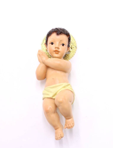 7.48" Jesus Baby Figure Christmas Statue Holy Land Nativity Collectible Faith